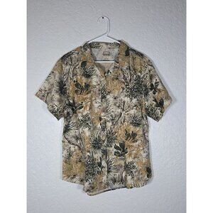 Gameguard Womens Desert Camo Button Shirt XL Microfiber Short Sleeve Hunt Vented
